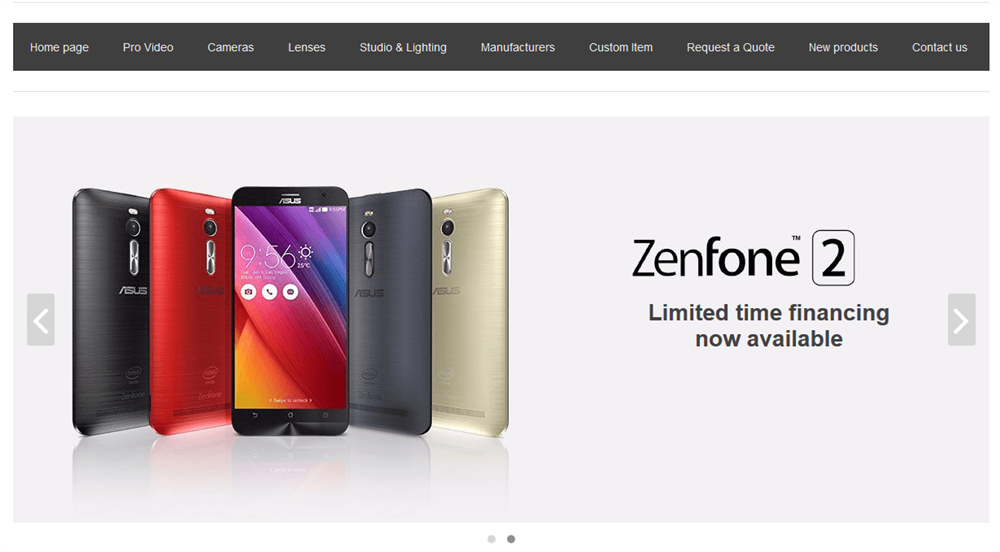 nopCommerce animated slider