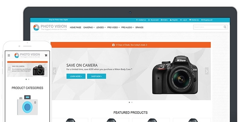 NopCommerce Photo Vision Theme